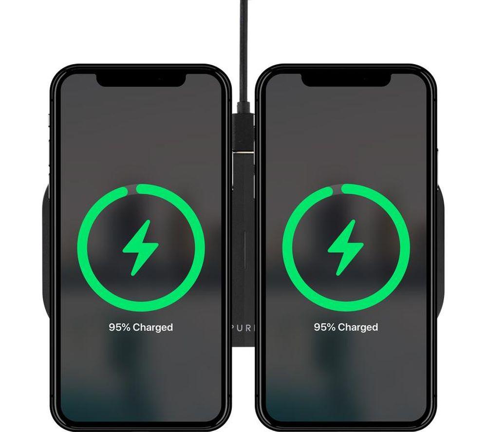 OUR PURE PLANET OPP131 Dual Wireless Charging Pad - Black image number 6 of 10