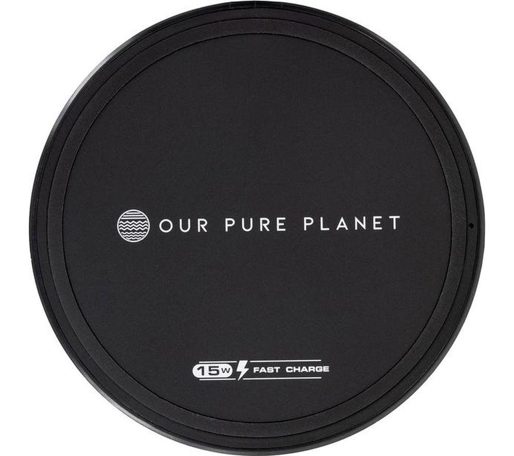 Buy OUR PURE PLANET OPP130 Qi Wireless Charging Pad Black Currys
