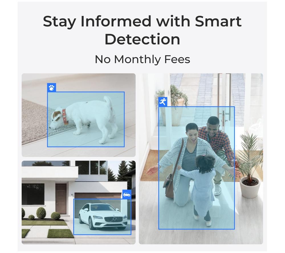 REOLINK Hub Kit, 4K Battery WiFi Security Cameras with Solar Panels + 2x 64GB image number 3 of 9