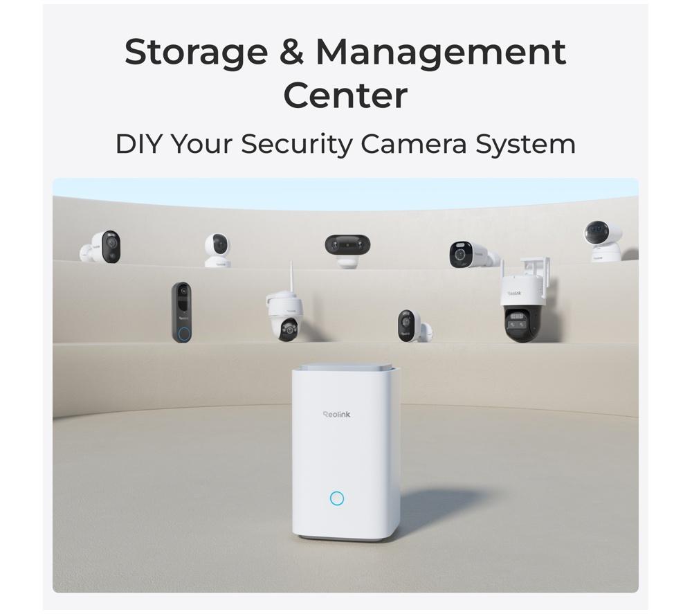 REOLINK Hub Kit, 4K Battery WiFi Security Cameras with Solar Panels + 2x 64GB image number 4 of 9