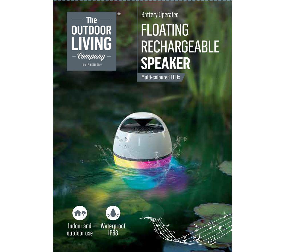 PREMIER LT250023 Floating Portable Bluetooth Speaker - White image number 5 of 5