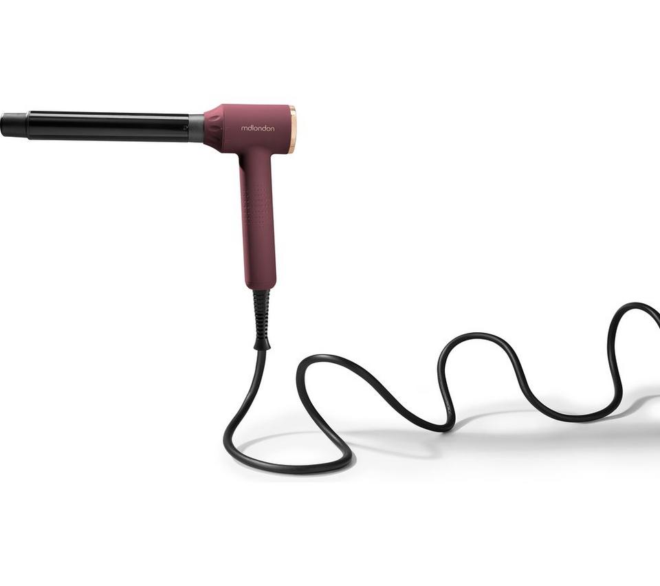 MDLONDON CURL 4-in-1 Right Angled Curling Wand - Berry