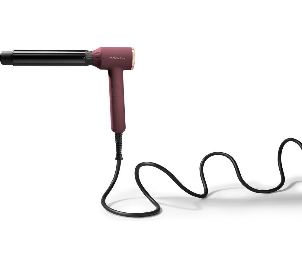 MDLONDON CURL 4-in-1 Right Angled Curling Wand - Berry image number 2 of 4