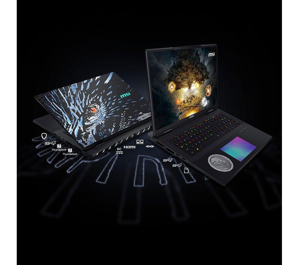 MSI Titan 18 HX Dragon Edition Norse Myth 18" Gaming Laptop - Intel&reg; Core&trade; Ultra 9, RTX 5090, 6 TB SSD image number 10 of 16