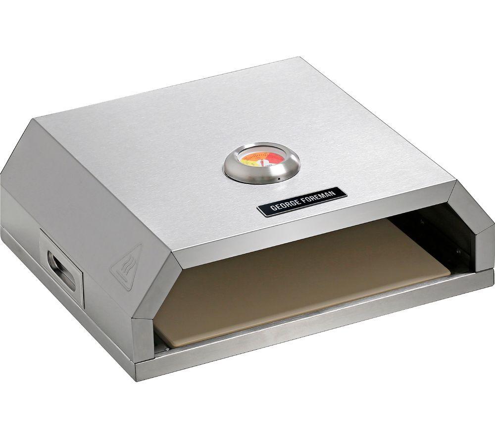 GEORGE FOREMAN BBQ Pizza Oven - Stainless Steel image number 3 of 13
