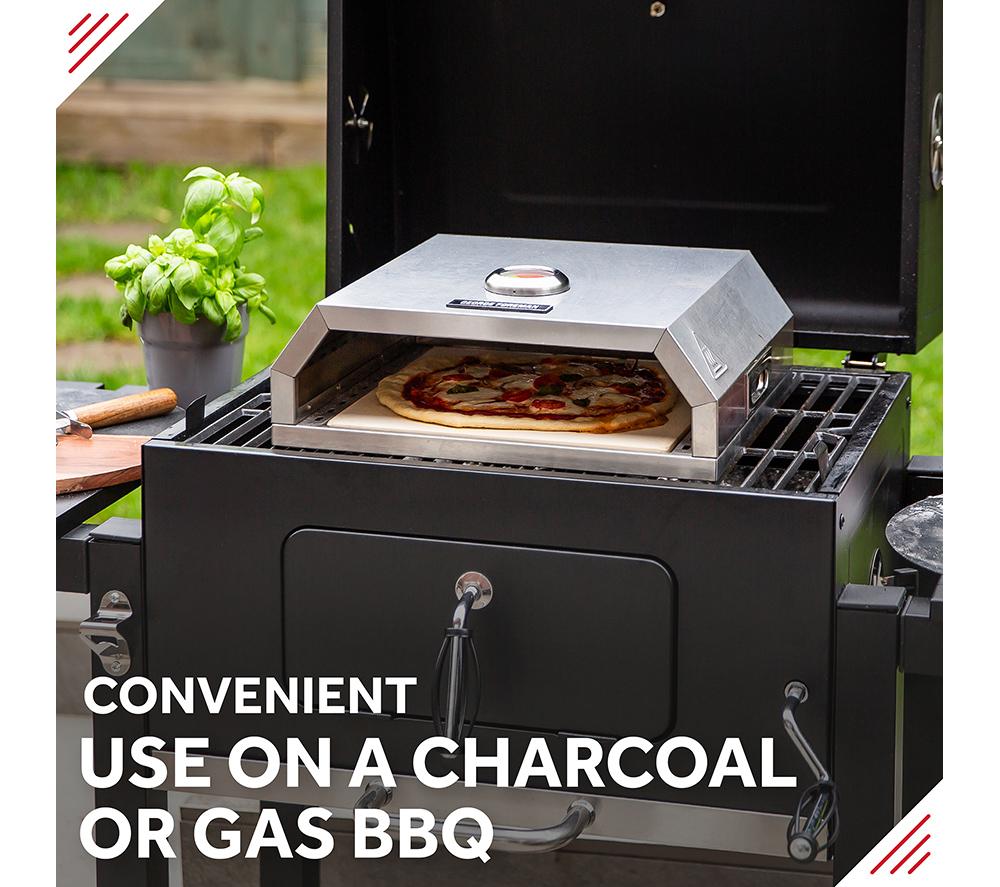 GEORGE FOREMAN BBQ Pizza Oven - Stainless Steel image number 9 of 13