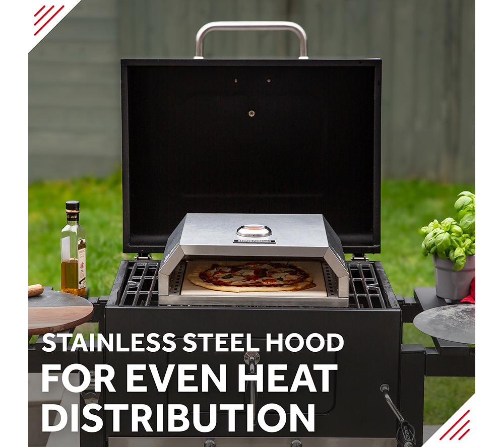 GEORGE FOREMAN BBQ Pizza Oven - Stainless Steel image number 11 of 13