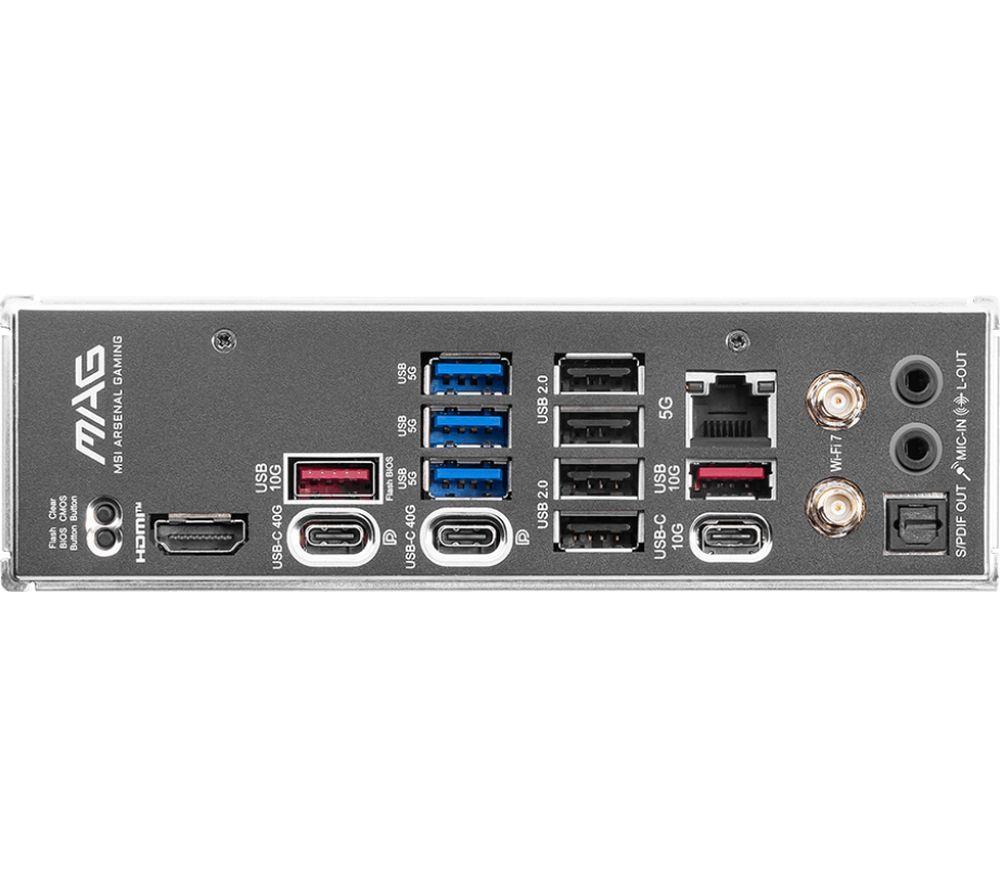 MSI MAG X870E TOMAHAWK WIFI AM5 Motherboard image number 3 of 4