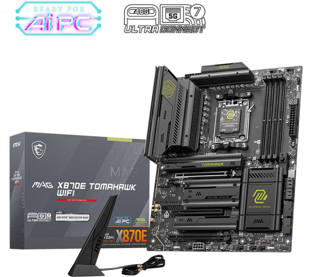 MSI MAG X870E TOMAHAWK WIFI AM5 Motherboard image number 4 of 4
