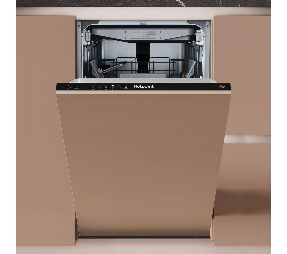 HOTPOINT HP4ID11CS80UK Slimline Fully Integrated Dishwasher, Black