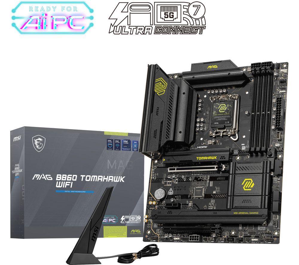 MSI MAG B860 TOMAHAWK WIFI LGA1851 Motherboard image number 5 of 8
