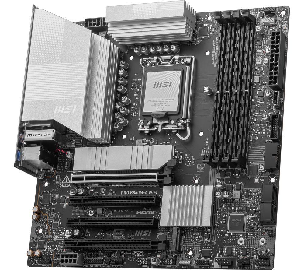 MSI PRO B860M-A WIFI DDR5 LGA1851 Motherboard image number 3 of 7