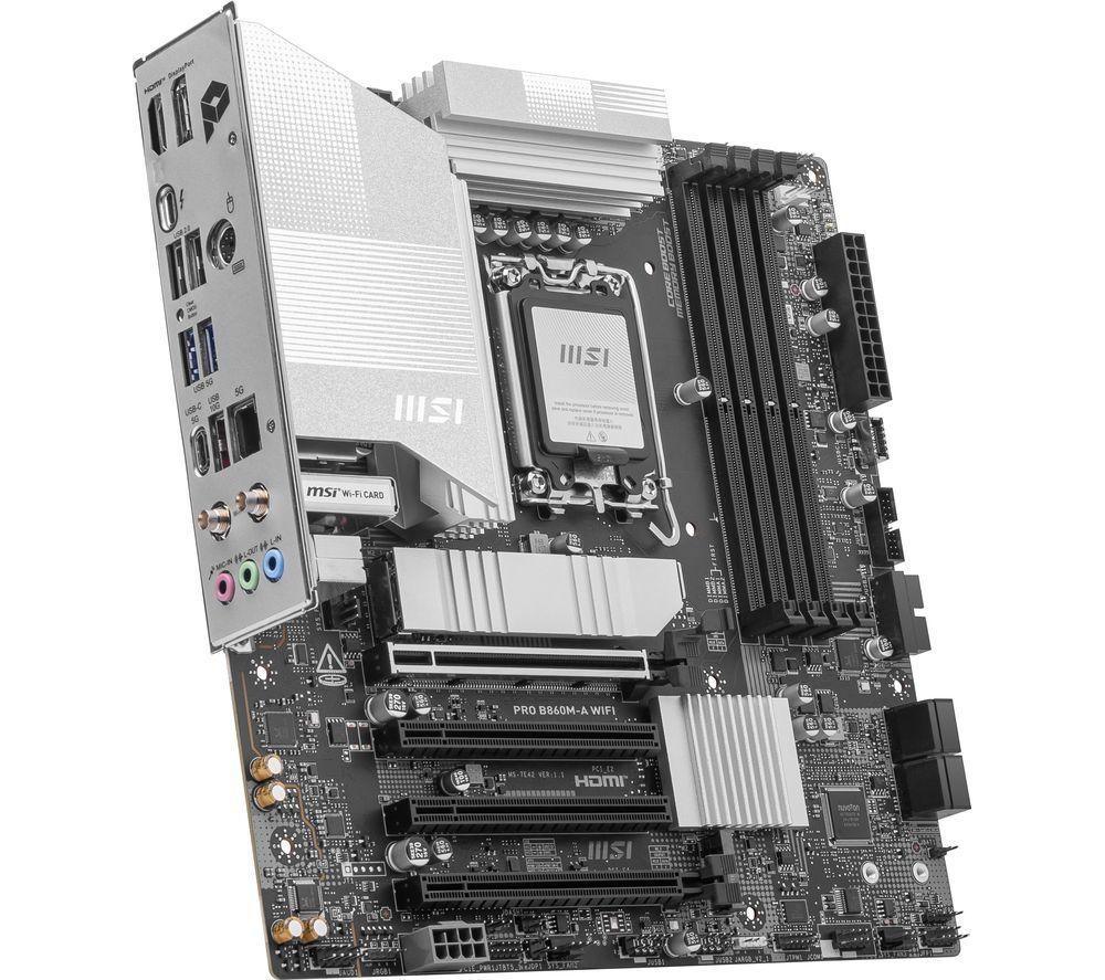 MSI PRO B860M-A WIFI DDR5 LGA1851 Motherboard image number 4 of 7