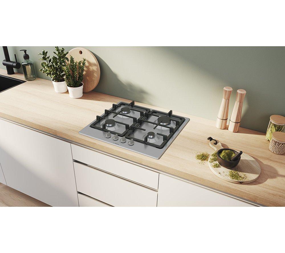 BOSCH Series 4 PGP6B5K90 60 cm Gas Hob - Stainless Steel image number 5 of 8