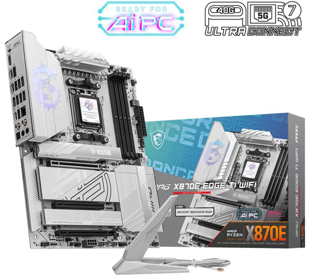 MSI MPG X870E Edge TI WIFI AM5 Motherboard image number 2 of 4