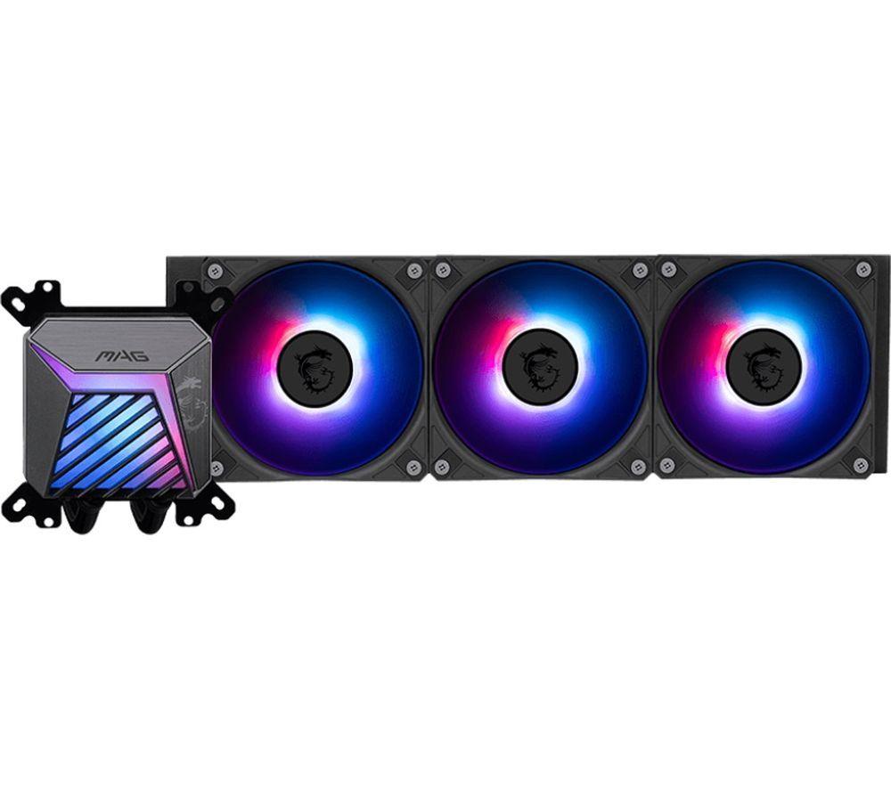 MSI MAG CORELIQUID A15 360 mm Liquid CPU Cooler - Black image number 3 of 4