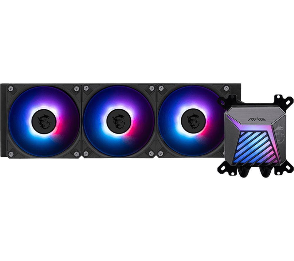 MSI MAG CORELIQUID A15 360 mm Liquid CPU Cooler - Black image number 4 of 4