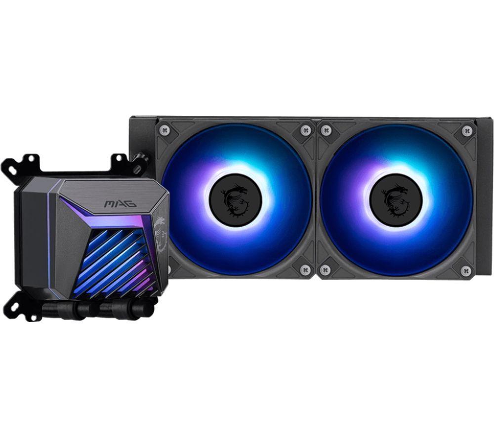 MSI MAG CORELIQUID A15 240 mm Liquid CPU Cooler - Black image number 3 of 4
