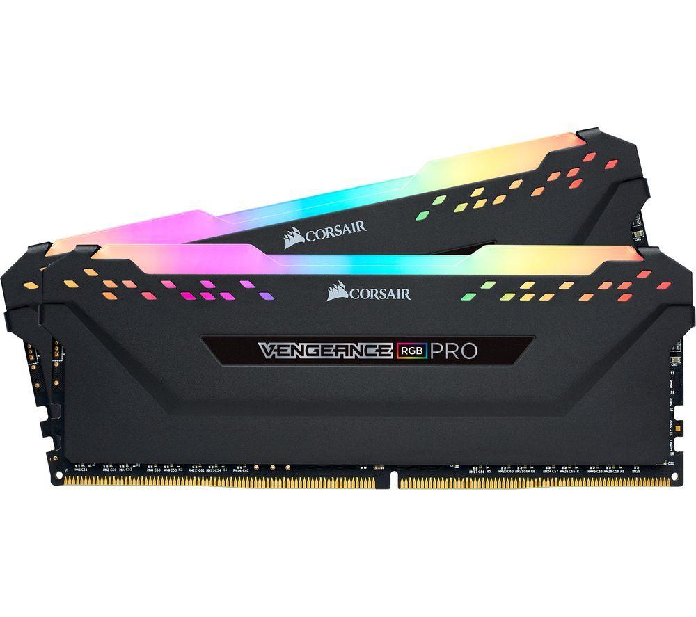 CORSAIR Vengeance Pro 64 GB RGB DDR4 3600 MHz Memory Kit - 2 x 32 GB
