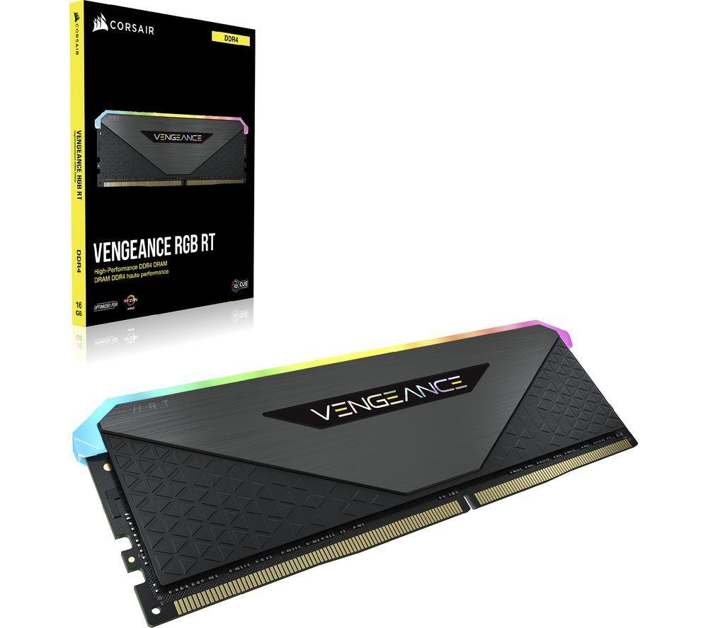 CORSAIR Vengeance 32 GB RGB RT 3600 MHz DDR4 Memory Kit - 2 x 16 GB