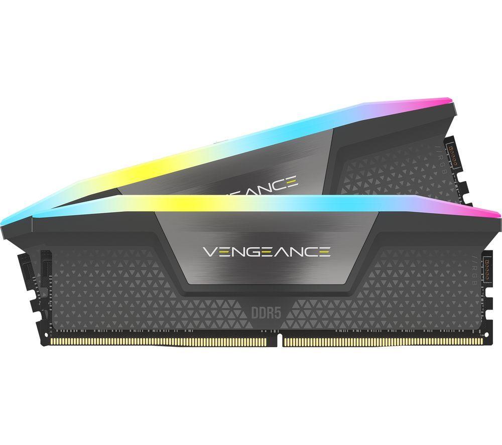 CORSAIR Vengeance RGB 32 GB 6000 MHz DDR5 Memory Kit - 16 GB x 2