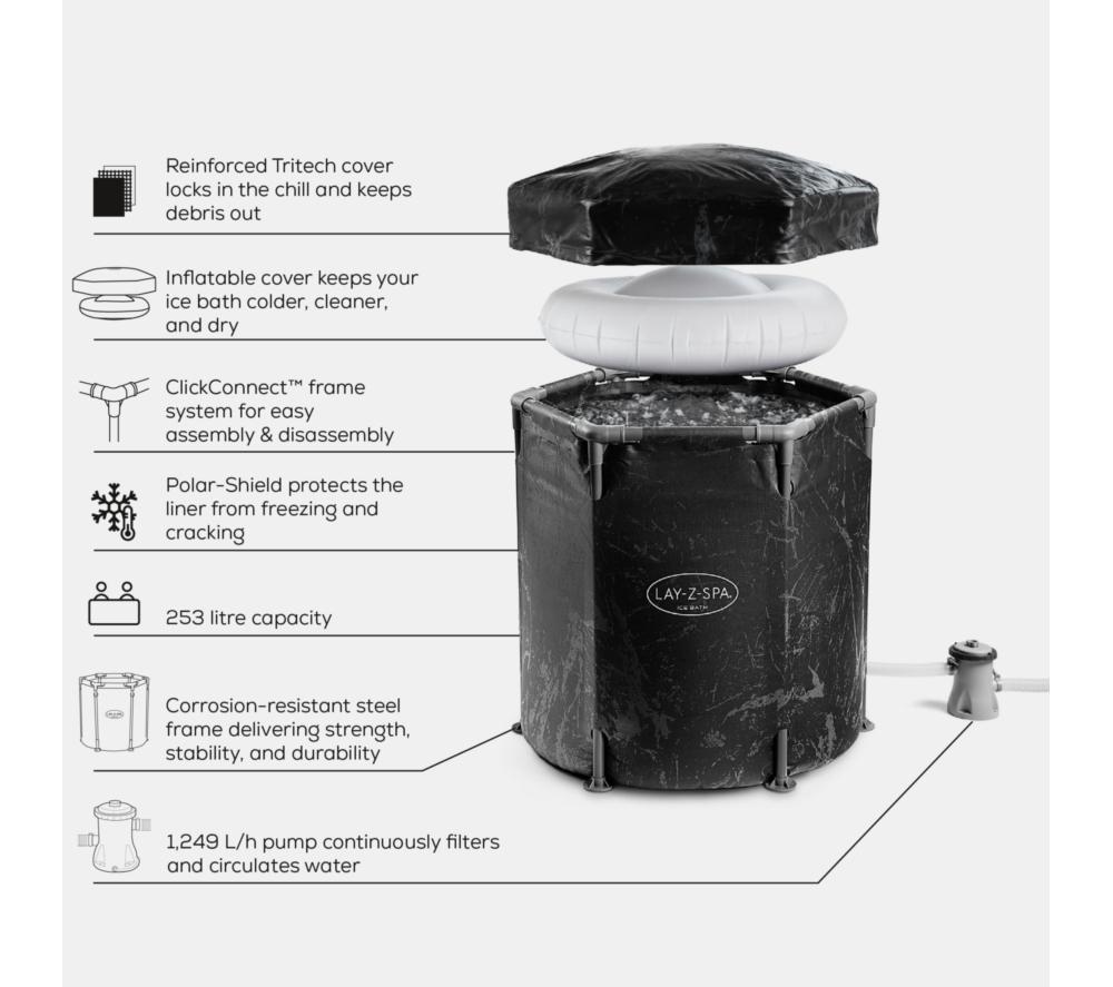 LAY-Z-SPA Glacial Dip Ice Bath Pod image number 9 of 10