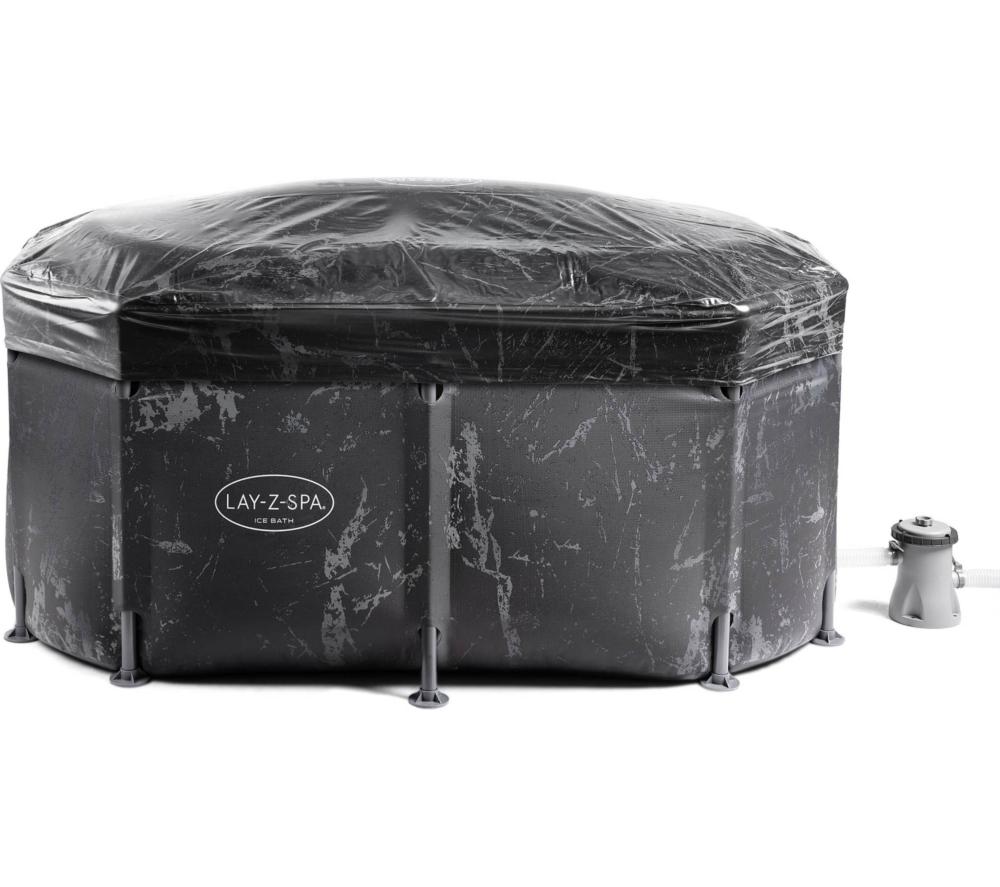 LAY-Z-SPA Glacial Dip Ice Bath Tub - Black image number 2 of 13