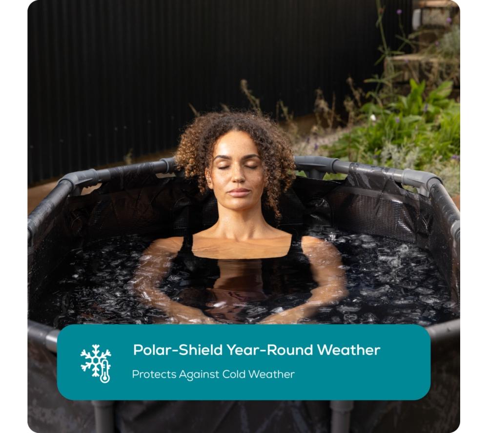 LAY-Z-SPA Glacial Dip Ice Bath Tub - Black image number 4 of 13