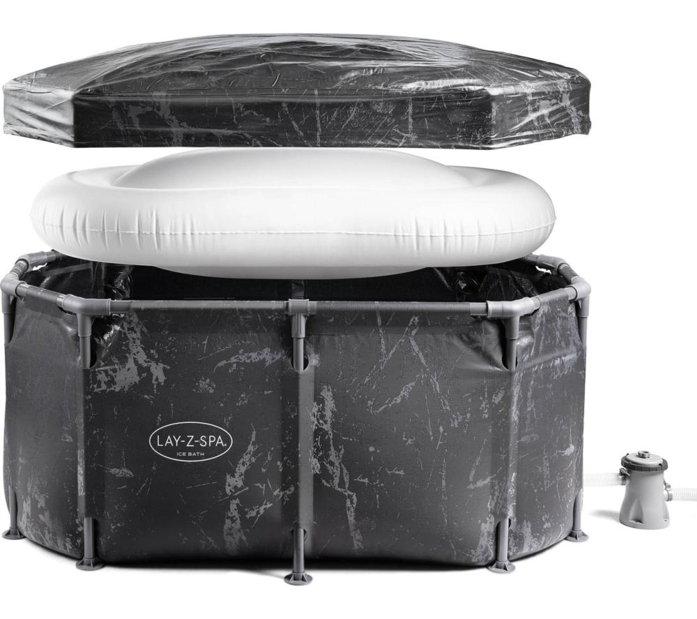 LAY-Z-SPA Glacial Dip Ice Bath Tub - Black image number 13 of 13