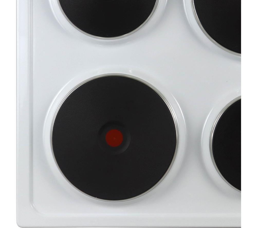 STATESMAN EH160WH 60 cm Electric Solid Plate Hob - White image number 3 of 5