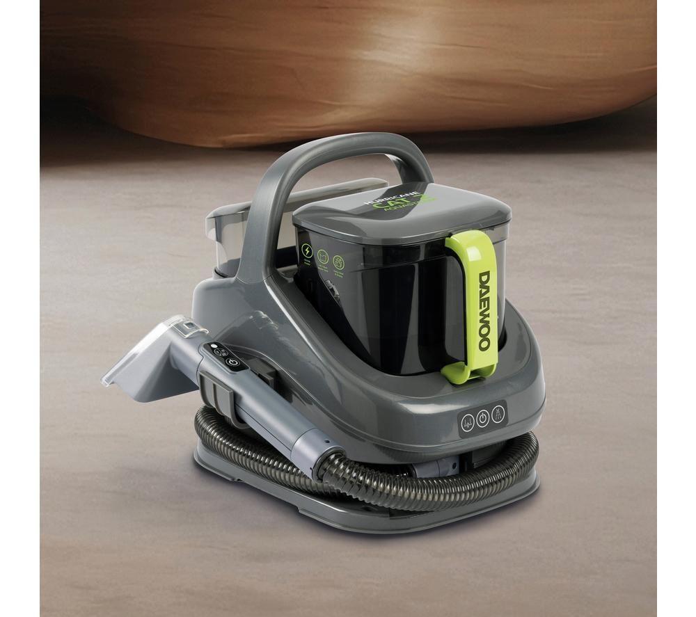 DAEWOO Hurricane Cat 2 Aquasteam FLR00192GE Upholstery and Carpet Spot Washer - Green & Grey image number 9 of 11