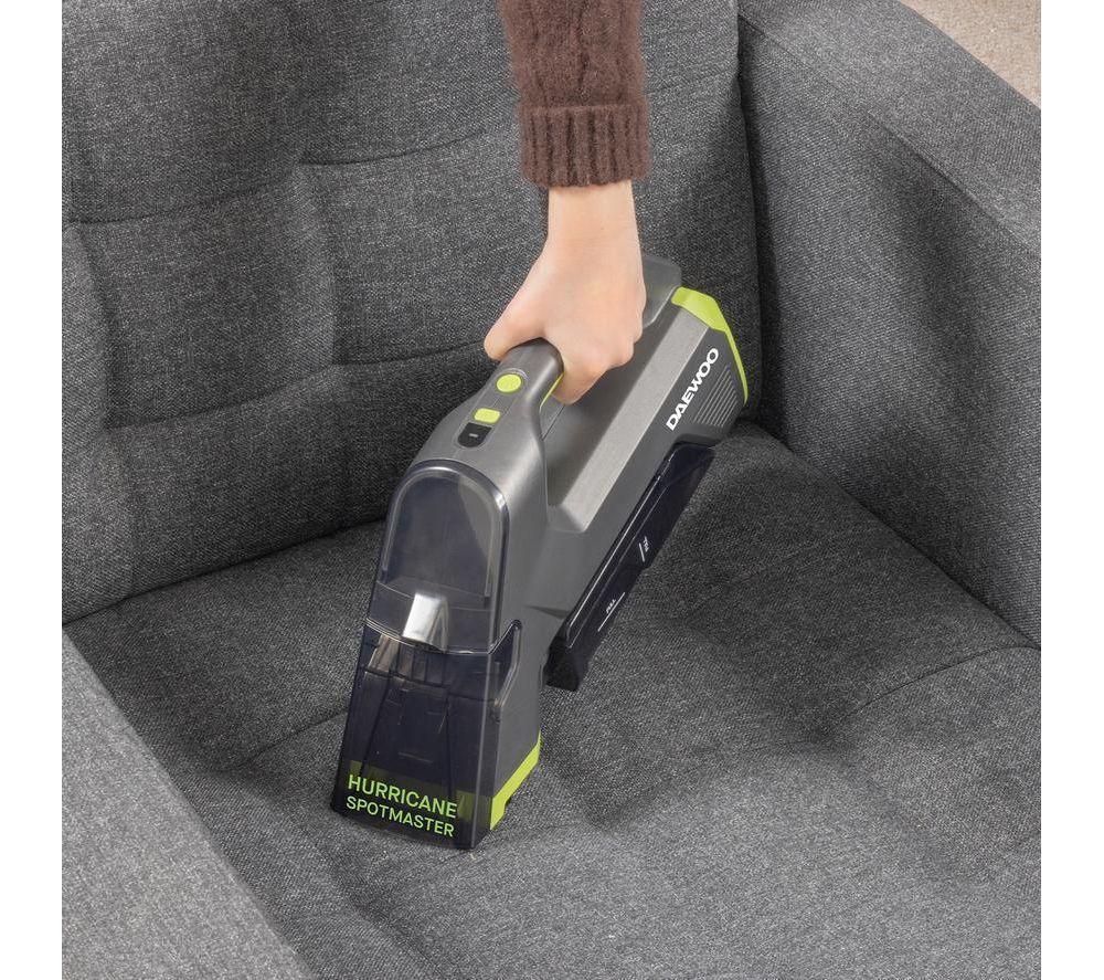 DAEWOO Hurricane Spotmaster Handheld Cordless Vacuum Cleaner - Green & Grey image number 7 of 10
