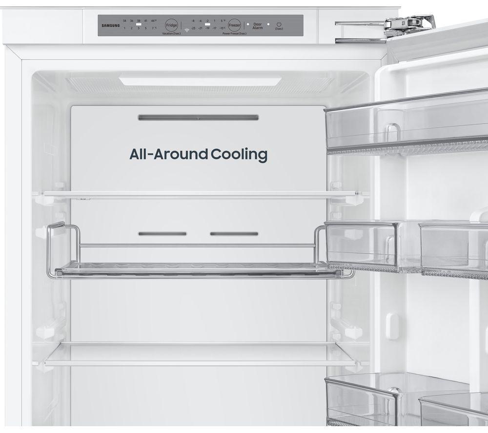 SAMSUNG Bespoke AI Series 6 SpaceMax BRB70F26CEF0EU Integrated Smart 70/30 Fridge Freezer - Fixed Hinge, White image number 4 of 8