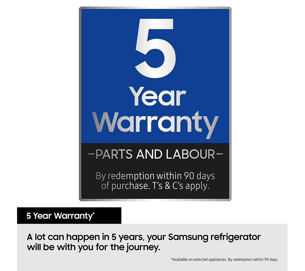 SAMSUNG Series 7 SpaceMax BRB80F26ADS0EU Integrated Smart 70/30 Fridge Freezer - Sliding Hinge image number 7 of 10