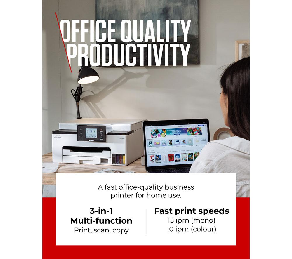 CANON MAXIFY GX1050 All-in-One Wireless Inkjet Printer image number 4 of 10