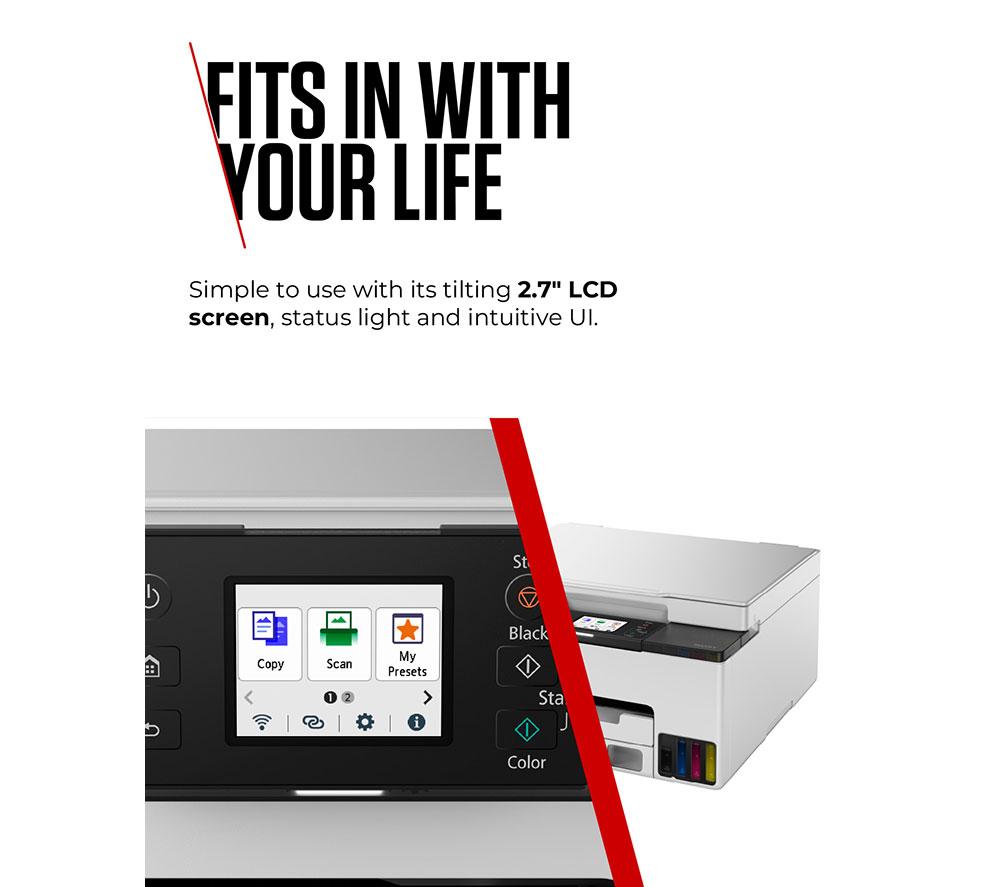 CANON MAXIFY GX1050 All-in-One Wireless Inkjet Printer image number 5 of 10