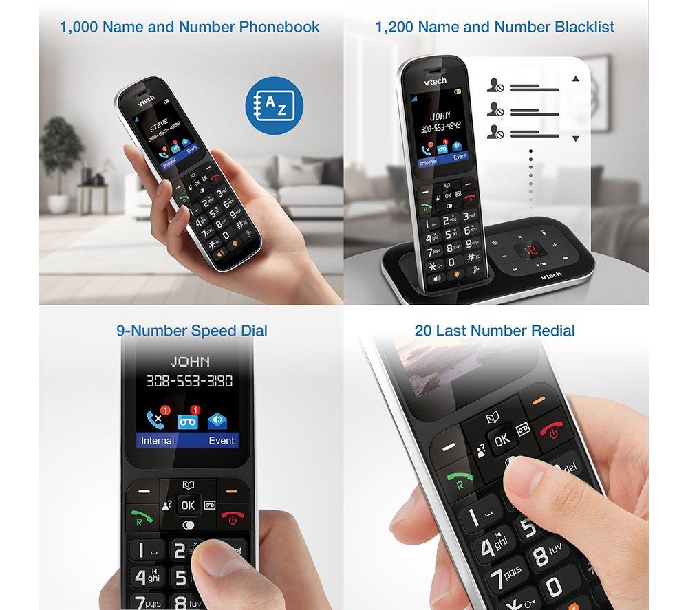 VTECH PS1350 Cordless Phone - Black image number 7 of 11