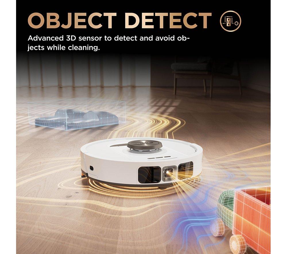 SHARK PowerDetect NeverTouch Pro RV2800ZEUKWH 2-in-1 Robot Vacuum Cleaner - White image number 12 of 14