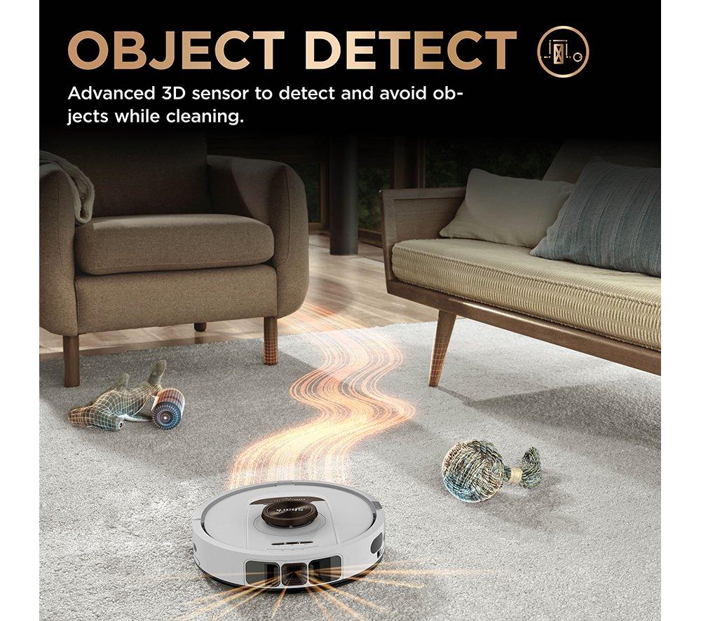 SHARK PowerDetect NeverTouch Pro RV2800ZEUKWH 2-in-1 Robot Vacuum Cleaner - White image number 13 of 14