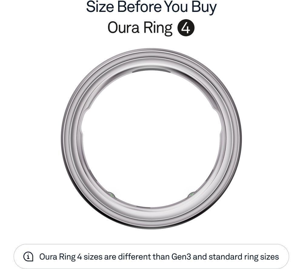 OURA Ring 4 - Silver, Size 5 image number 2 of 8