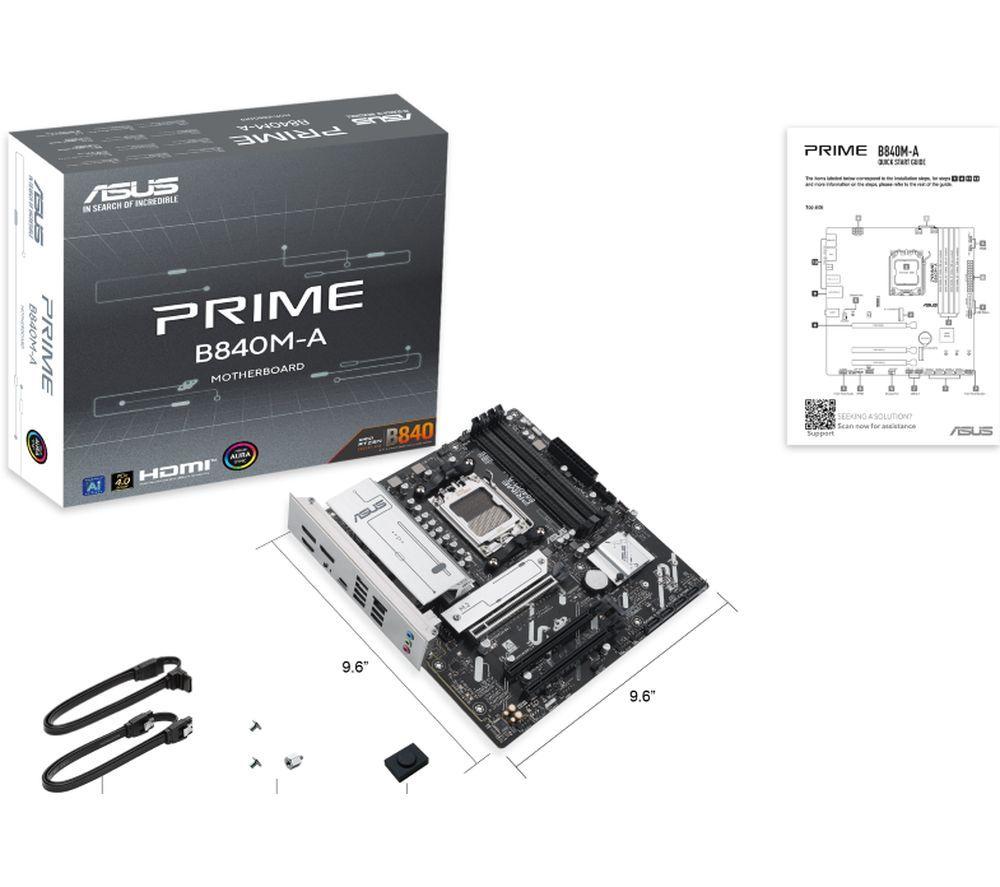ASUS PRIME B840M-A-CSM AM5 Motherboard image number 3 of 5