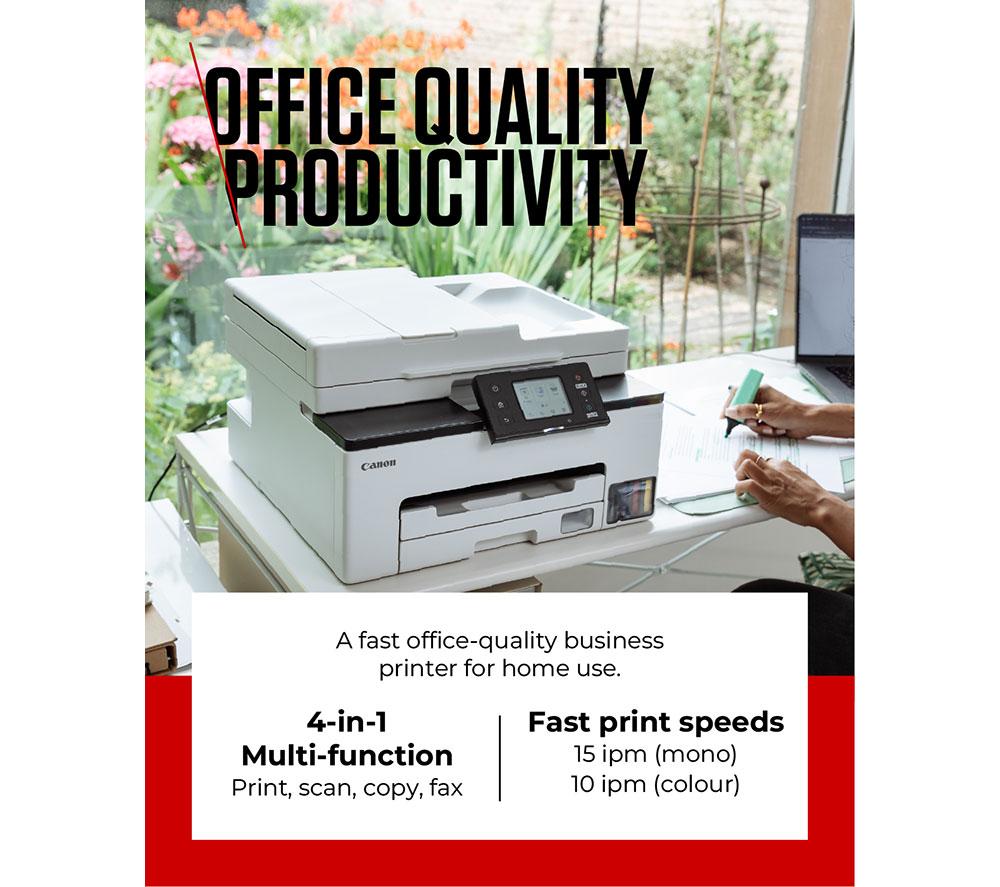CANON MAXIFY GX2050 All-in-One Wireless Inkjet Printer with Fax image number 4 of 10