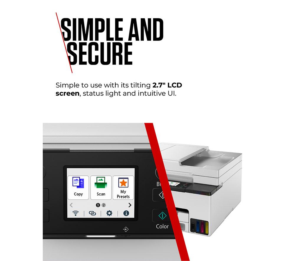 CANON MAXIFY GX2050 All-in-One Wireless Inkjet Printer with Fax image number 5 of 10