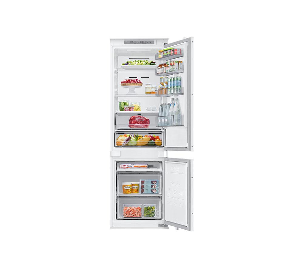 SAMSUNG Bespoke AI Series 6 SpaceMax BRB70F26DES0EU Integrated Smart 70/30 Fridge Freezer - Sliding Hinge, White image number 2 of 10