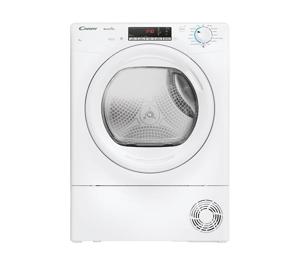 CANDY Smart Pro CROE C9TE-80 WiFi-enabled 9 kg Condenser Tumble Dryer – White, White