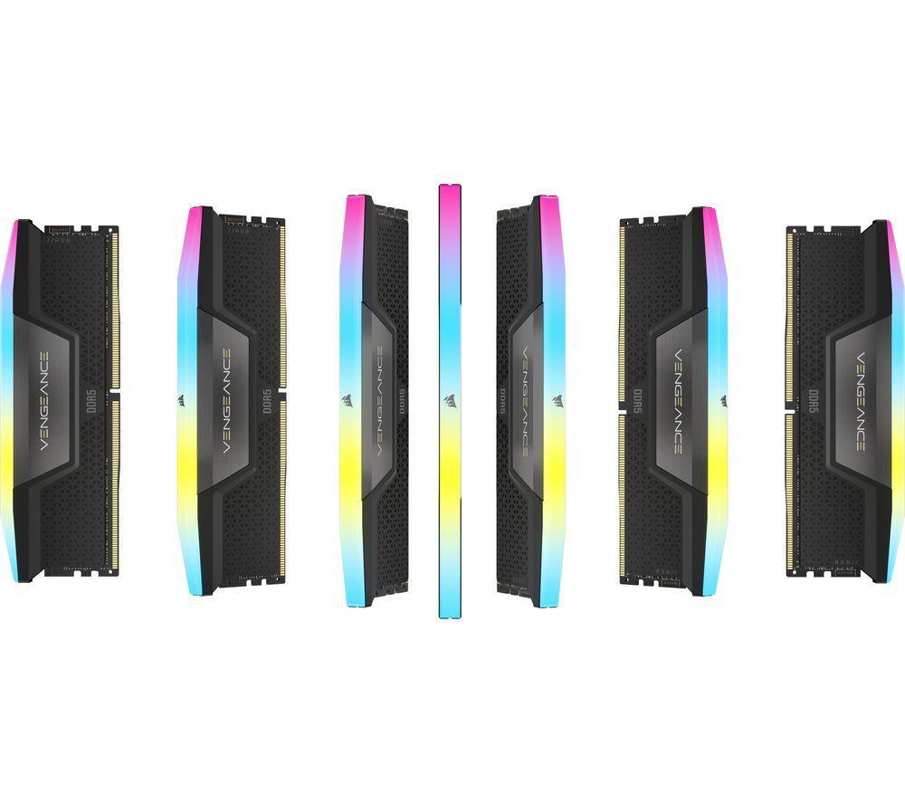 CORSAIR Vengeance 32 GB RGB DDR5 5600 MHz PC RAM - 16 GB x 2 image number 4 of 5