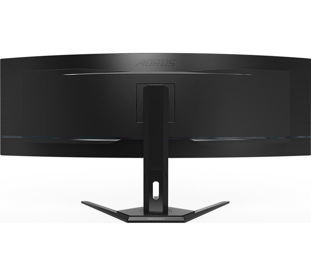 GIGABYTE AORUS CO49DQ 5K Ultra HD 49" Curved QD-OLED Gaming Monitor - Black image number 2 of 9