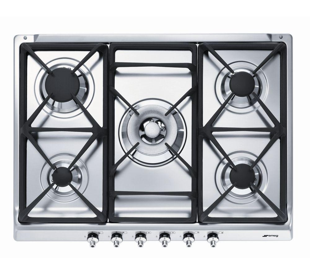 Smeg black gas deals hob