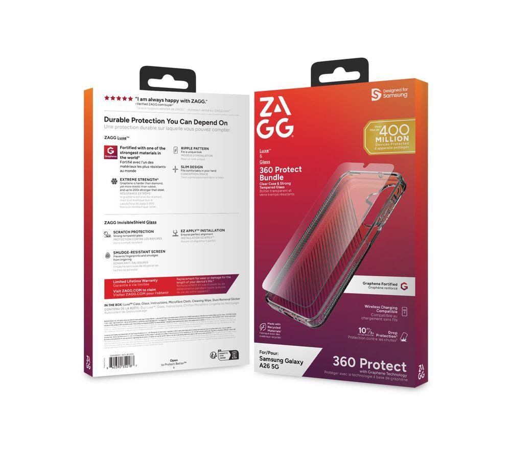ZAGG A26 Luxe Case & Screen Protector Bundle image number 2 of 2