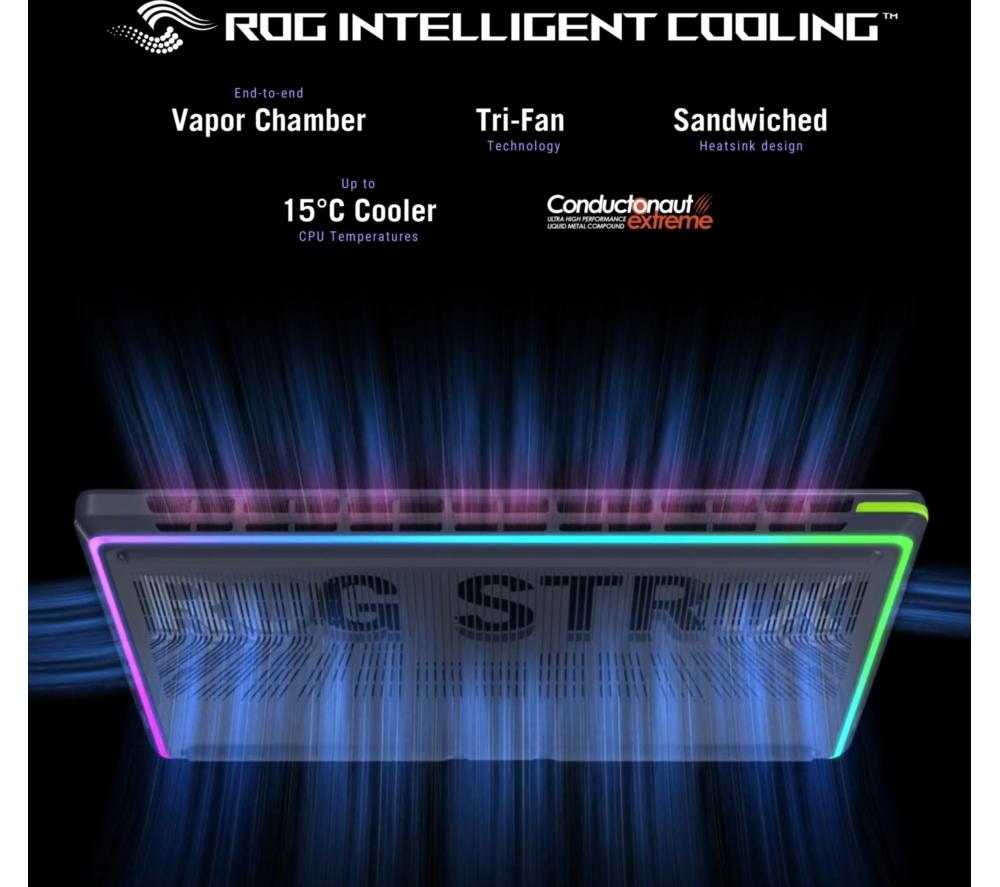 ASUS ROG Strix G18 18" Gaming Laptop - Intel&reg; Core&trade; Ultra 9, RTX 5080, 2 TB SSD image number 16 of 29